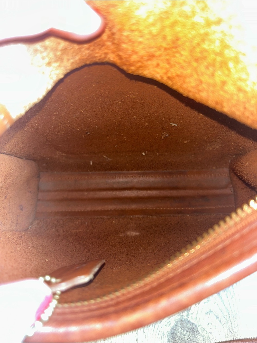 Vintage coach legacy small zip style 9997 British tan leather crossbody purse - Picture 13 of 13